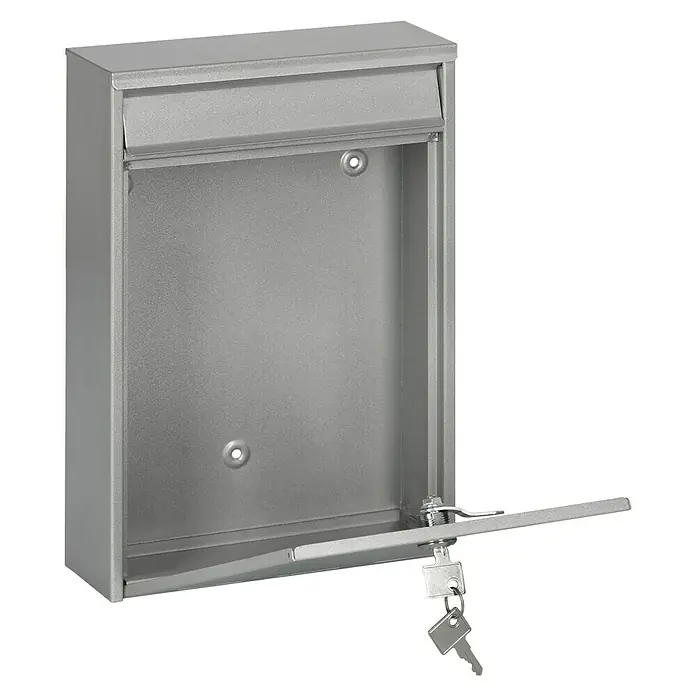 Portaferm Poštni nabiralnik [SI] PF 11 - 75 x 215 x 315 mm, [SI] Silber - Pogled pod kotom