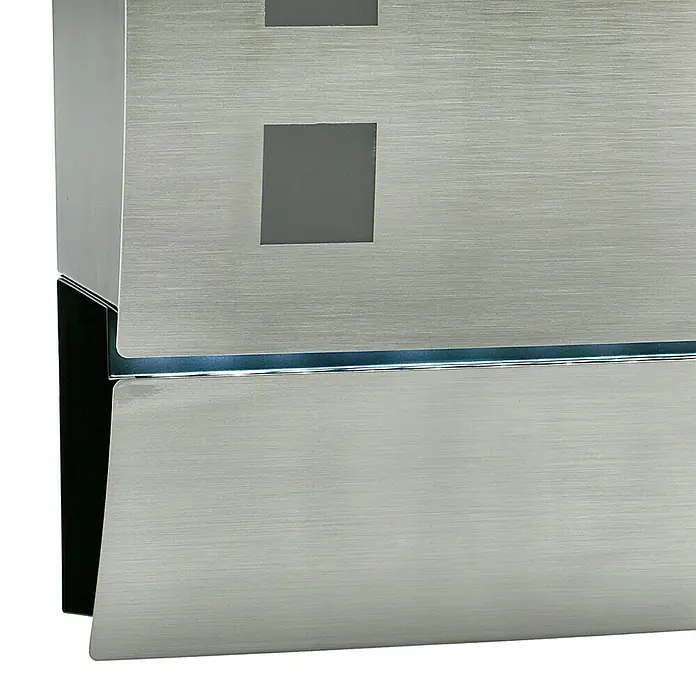 Portaferm LED-Briefkasten - 125 x 370 x 556 mm, Edelstahl, Schrauben - Detailaufnahme