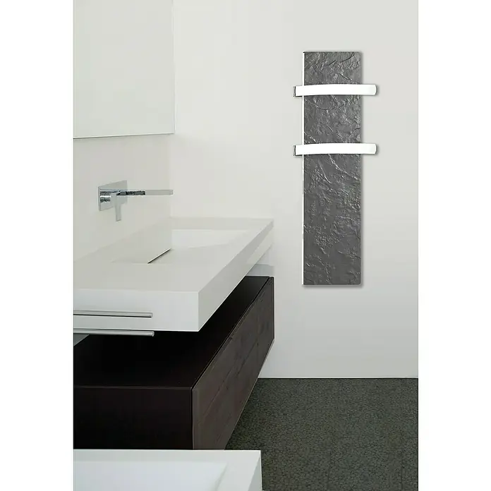 ClimaStar Speichersteinheizung Style - 500 W, Schieferschwarz, 100 x 25 x 4 cm - Stimmungsaufnahme