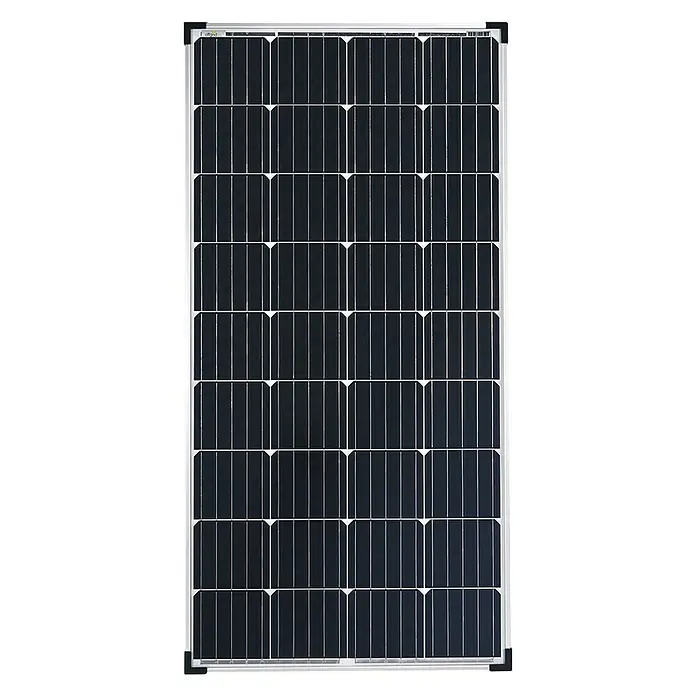 Offgridtec Solarmodul - 150 W, 12 V, Passend für: 12 V Systeme - Vorderansicht