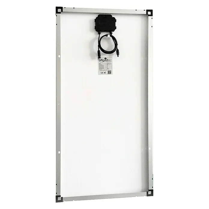 Offgridtec Solarmodul - 150 W, 12 V, Passend für: 12 V Systeme - Diagonale Ansicht
