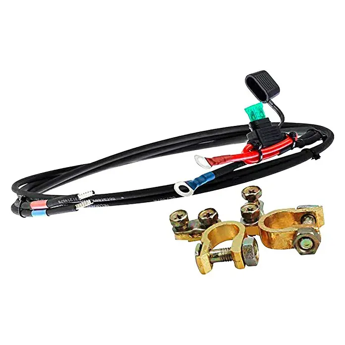 Offgridtec Batteriekabel - Länge: 1,5 m, Querschnitt: 6 mm², Schwarz - Diagonale Ansicht