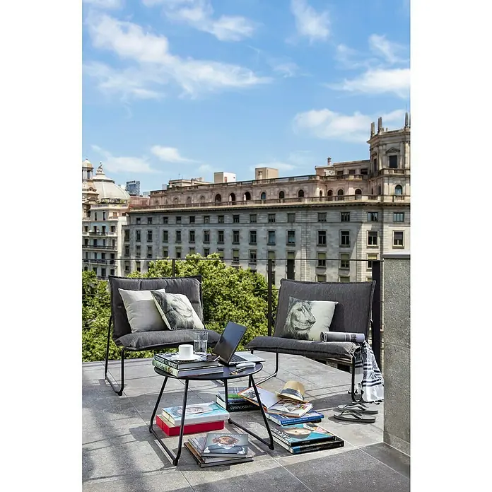 Sunfun Sarah Sillón de conjunto - Ancho: 87 cm, Textilene - Foto ambiente