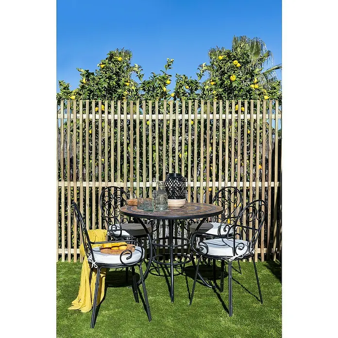 Conjunto de muebles Andrea - 5 piezas, Negro - Foto ambiente