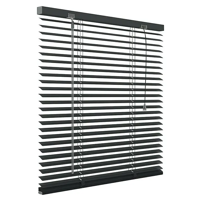 Expo Ambiente Jaloezie Alu 25 mm Antraciet - b x h: 120 x 180 cm, Antraciet, Aluminium - Diagonaal zicht
