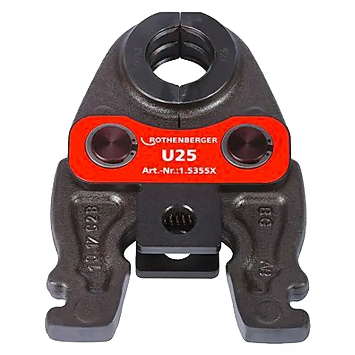 Rothenberger Mordaza de prensado Compact U25 - Diámetro: 25 mm, Apto para: Tubos - Vista descendente