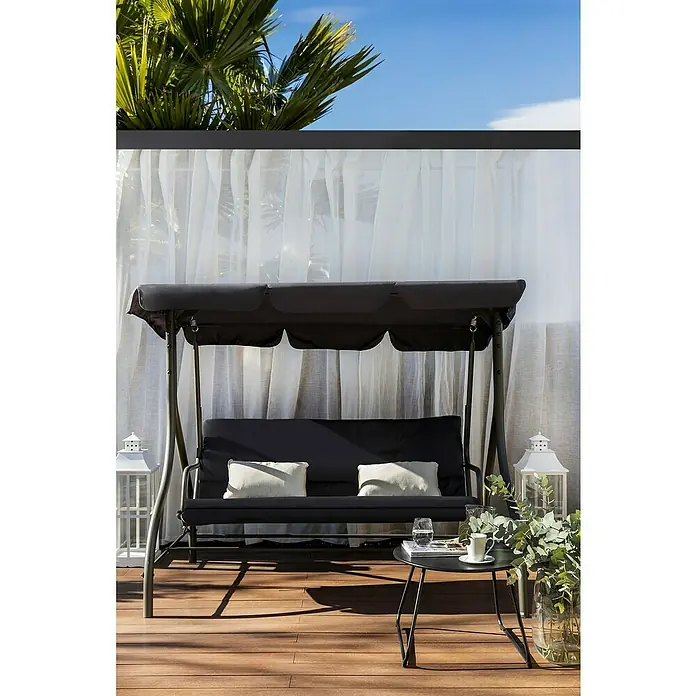Sunfun Balancín Hollywood - Acero, Taupe, Altura: 167 cm - Foto ambiente