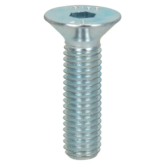 Profi Depot Innensechskant-Schraube - M6, Länge: 10 mm, 100 Stk., Verzinkt - Vorderansicht