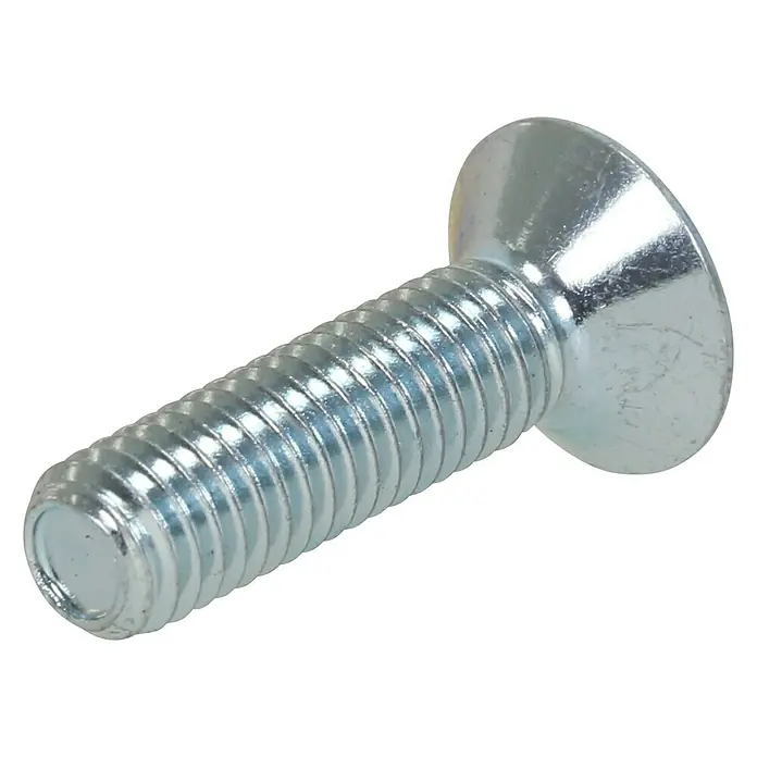 Profi Depot Innensechskant-Schraube - M6, Länge: 10 mm, 100 Stk., Verzinkt - Diagonale Ansicht