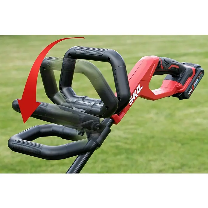 Skil Akumulatorski trimer 0240CA - 18 V, Bez akumulatora, Širina reza: 30 cm - Proizvod u upotrebi