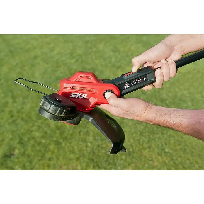 Skil Akumulatorski trimer 0240CA - 18 V, Bez akumulatora, Širina reza: 30 cm - Proizvod u upotrebi
