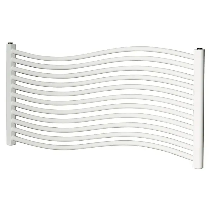 Cicsa Radiador toallero Onda - 120 x 50 cm, Cromo - Vista frontal