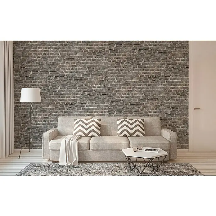 AS Creation Elements Vliestapete Steine III - Steingrau, Steinoptik, 10,05 x 0,53 m - Stimmungsaufnahme