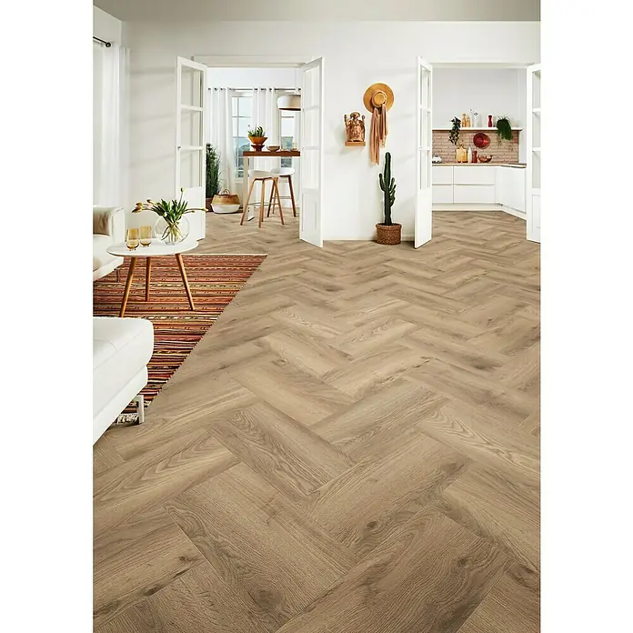LOGOCLIC Vinto Laminat 360° Everlasting Oak - 628 x 314 x 10 mm, Landhausdiele - Stimmungsaufnahme