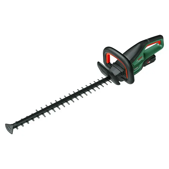 Bosch 18 V Power for All Akumulatorske škare za živicu UniversalHedgeCut 18-55 - 18 V, Litij-ionska, 1 baterija, Duljina reza: 50 cm - Dijagonalni pogled