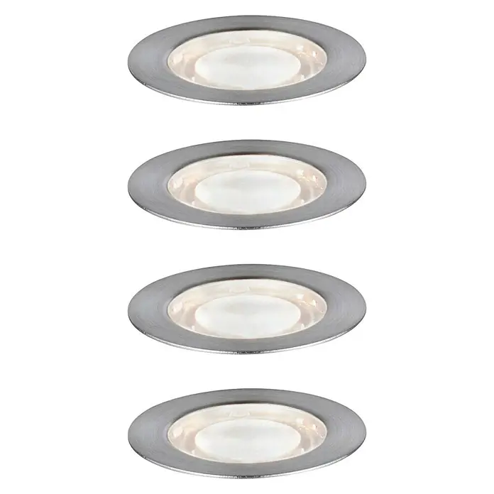 Paulmann Bodeneinbauleuchten-Basis-Set Link & Light - 0,8 W, Silber, IP67 - Anwendungsbeispiel