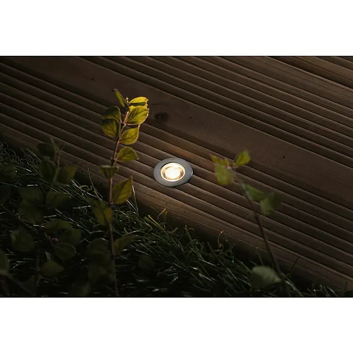 Paulmann Bodeneinbauleuchte Link & Light - 0,5 W, Silber - Stimmungsaufnahme