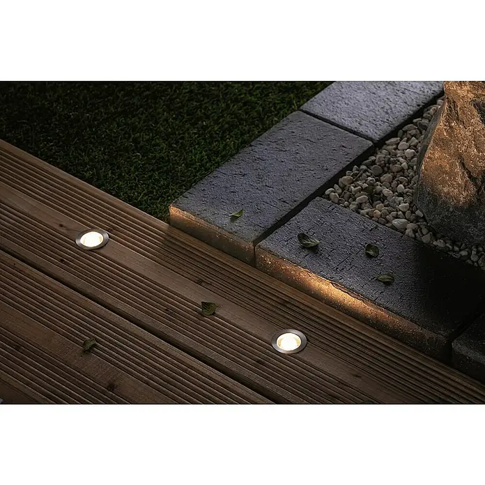 Paulmann Link & Light Bodeneinbauleuchte - 0,6 W, Silber - Anwendungsbeispiel