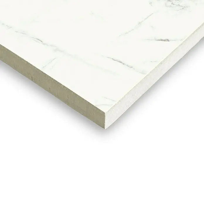 Wandfliese Marmi Calacata - 30 x 60 cm, Weiß, Matt - Detailaufnahme
