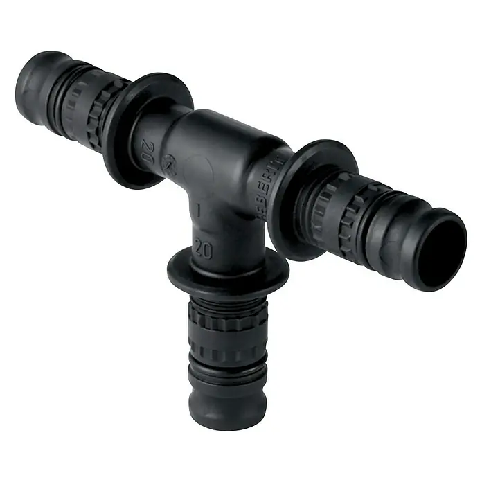 Geberit Mepla Press-T-Stück - Durchmesser: 26 mm - Diagonale Ansicht
