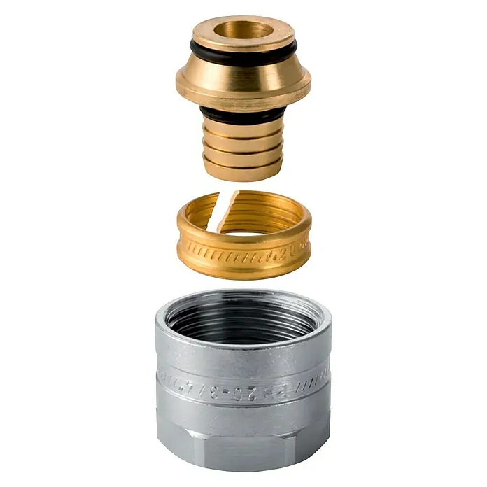 Geberit Mepla Klemmverschraubung - Durchmesser: 16 mm - Vorderansicht