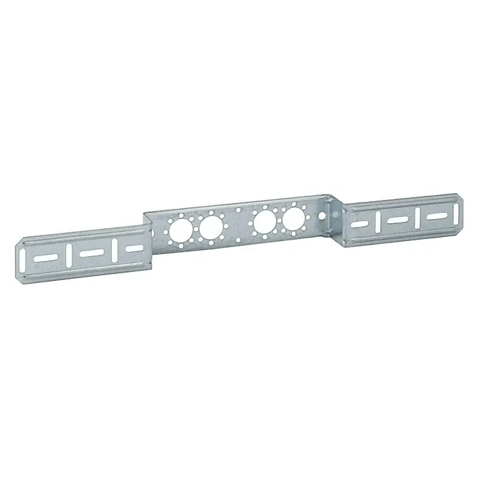 Geberit Mepla Montageplatte - Stahl, Gekröpft - Diagonale Ansicht