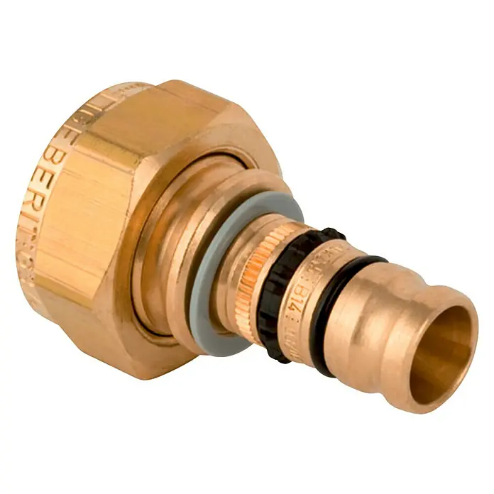 Geberit Mepla Press-Verschraubung - Durchmesser: 16 mm, Innengewinde: ¾″ - Diagonale Ansicht