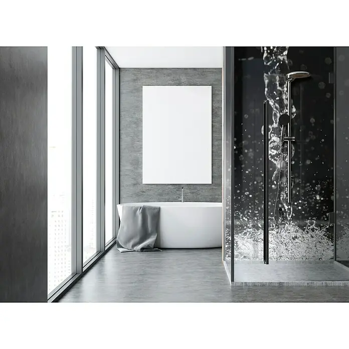 SanDesign Acryl-Verbundplatte - 100 x 250 cm, Waterdrops - Stimmungsaufnahme