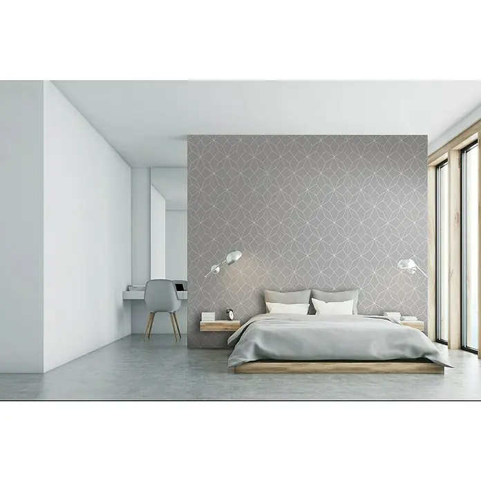 SanDesign Alu-Verbundplatte - 100 x 250 cm, Grey Stars - Stimmungsaufnahme