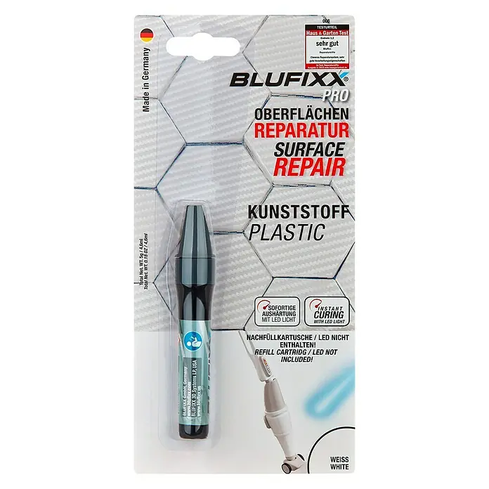 Blufixx Ersatzkartusche PW - Weiß, 5 g, Holz/Kunststoff - Vorderansicht