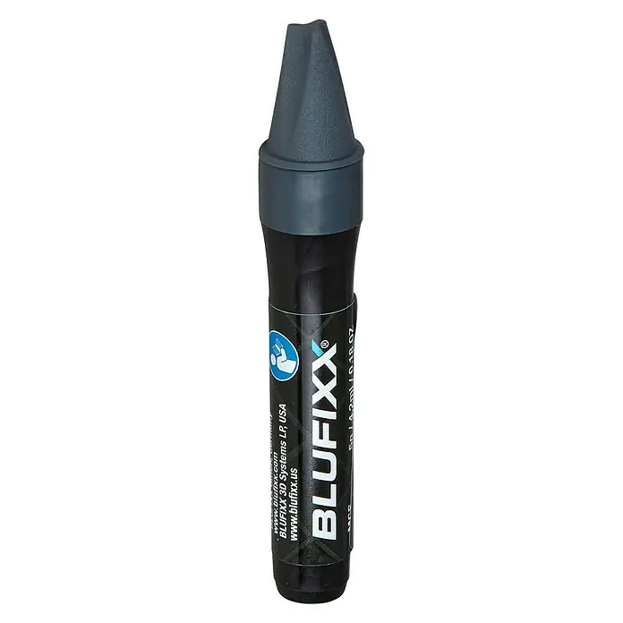 Blufixx Ersatzkartusche MGS - Schwarz, 5 g, Metall/Glas/Stein - Vorderansicht