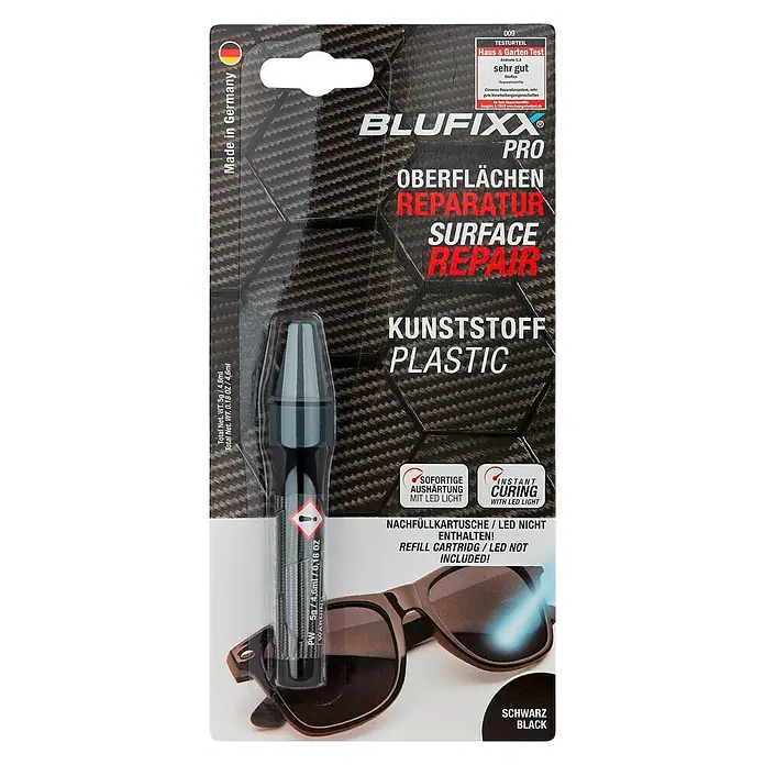 Blufixx Ersatzkartusche PW - Schwarz, 5 g, Holz/Kunststoff - Vorderansicht