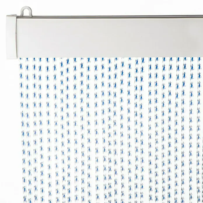 Türvorhang Rom - Blau, 93 x 210 cm - Detailaufnahme