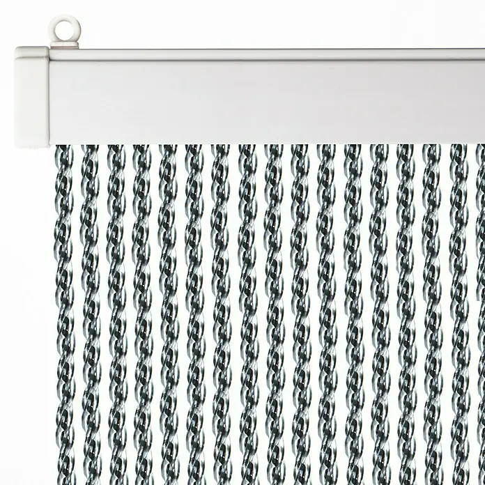Türvorhang Alcampo - Schwarz, 93 x 230 cm - Detailaufnahme