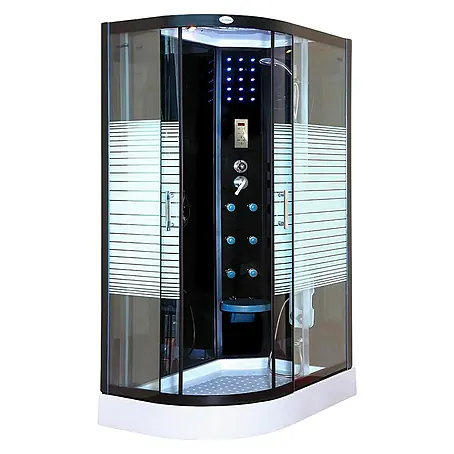 Home Deluxe  Dampfdusche Black Pearl