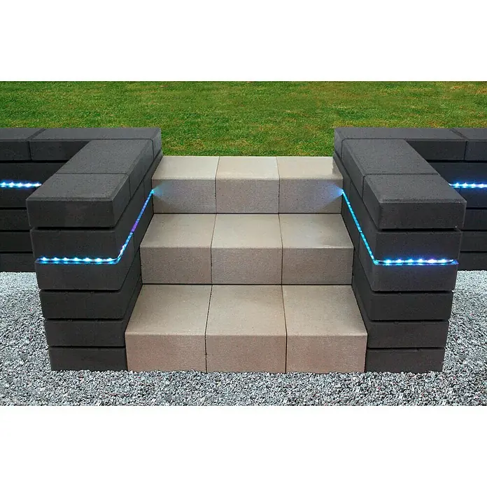 Blockstufe Easy Step - Anthrazit, 25 x 35 x 15 cm - Stimmungsaufnahme