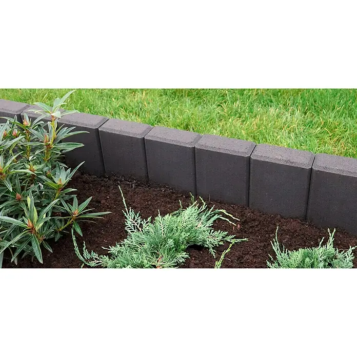 Betonski element za ogradu - 30 x 15 x 7,5 cm, Antracit, Beton - Proizvod u upotrebi