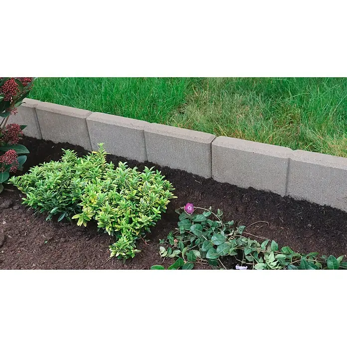 Rubnjak - 40 x 5 x 25 cm, Sive boje, Beton - Proizvod u upotrebi