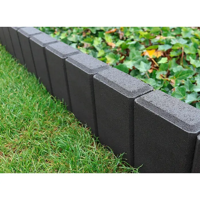 Kameni stup - 12,5 x 6 x 25 cm, Antracit, Beton - Proizvod u upotrebi