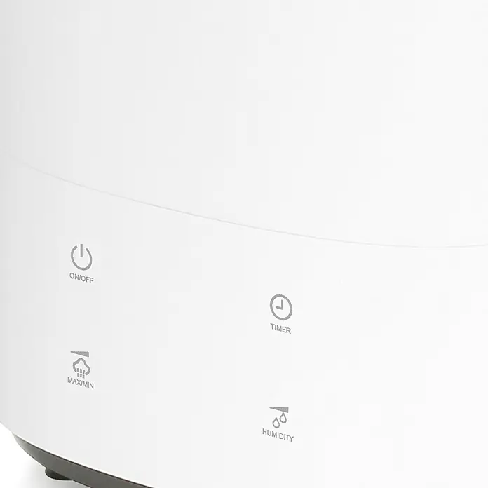 Proklima Luftbefeuchter HF-106631 - Weiß, 30 W, Fassungsvermögen Wassertank: 5,5 l - Detailaufnahme