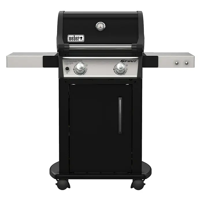 Weber Barbacoa de gas Spirit E-215 - Número de quemadores: 2, Superficie parrilla: 52 x 45 cm, 7,7 kW - Vista frontal