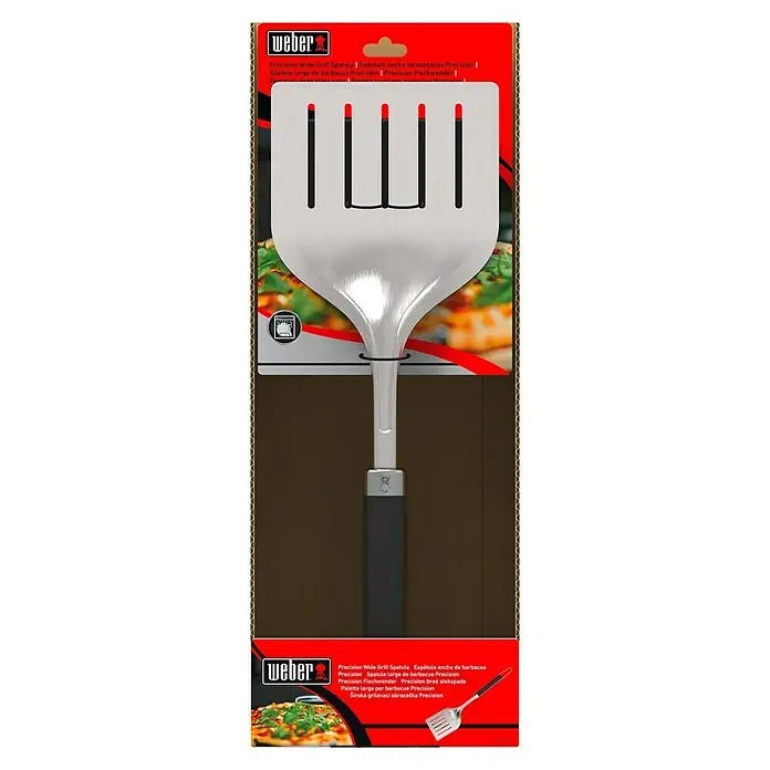 Weber Lopatica za roštilj - Duljina: 46 cm, Plemeniti čelik - Pogled sprijeda