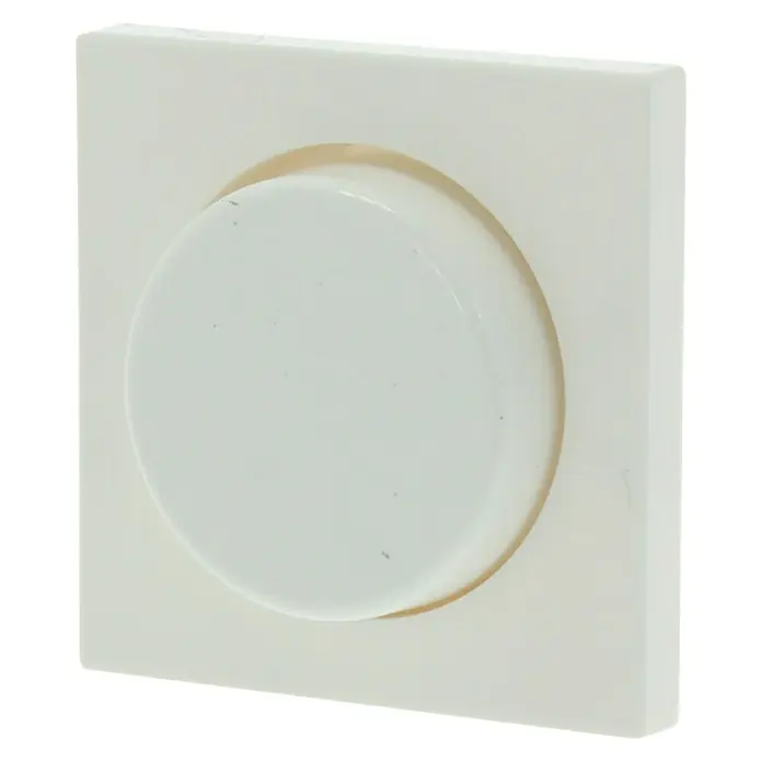 Jung AS 500 Draaidimmer-afdekraam - Kunststof, Wit - Diagonaal zicht