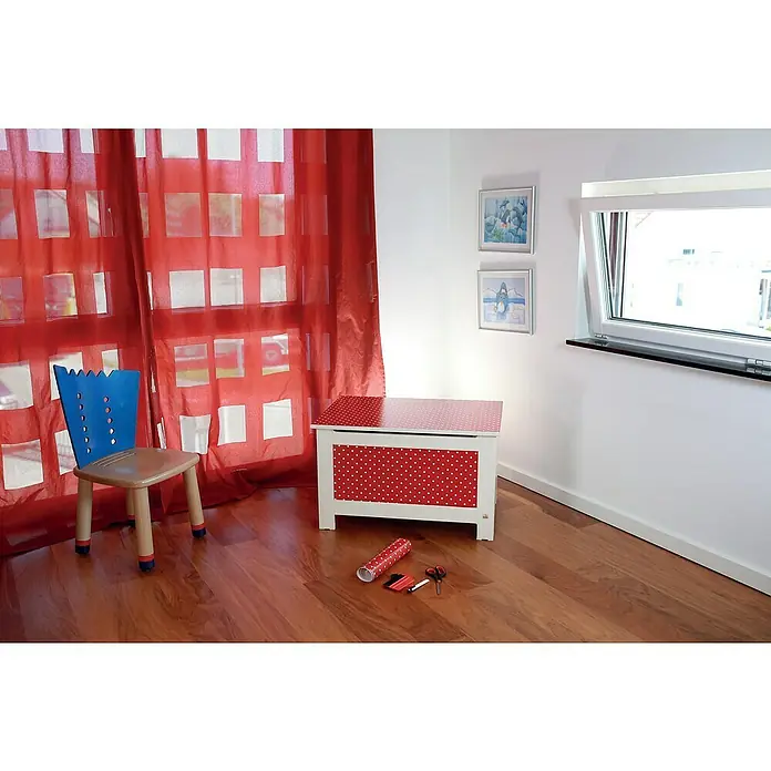 D-c-fix Pünktchenfolie - Rot, 200 x 45 cm, Petersen, Selbstklebend - Stimmungsaufnahme