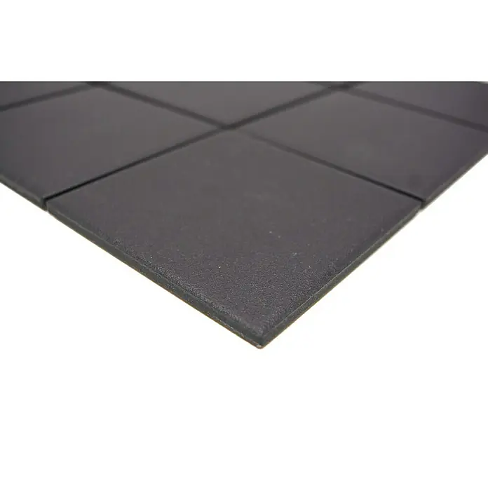 Mozaïektegel vierkant RAT 890 - 29,8 x 29,8 cm, Zwart, Mat - Close-up