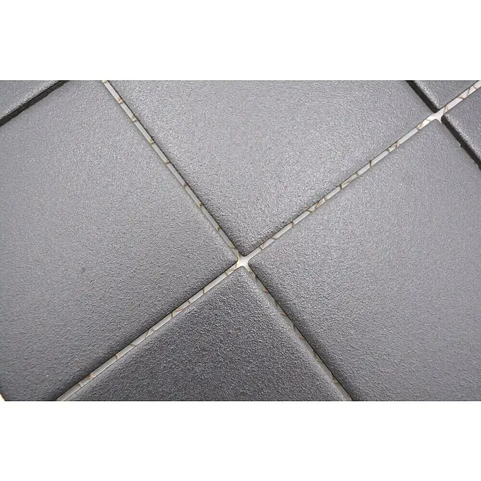 Mozaïektegel vierkant RAT 890 - 29,8 x 29,8 cm, Zwart, Mat - Close-up