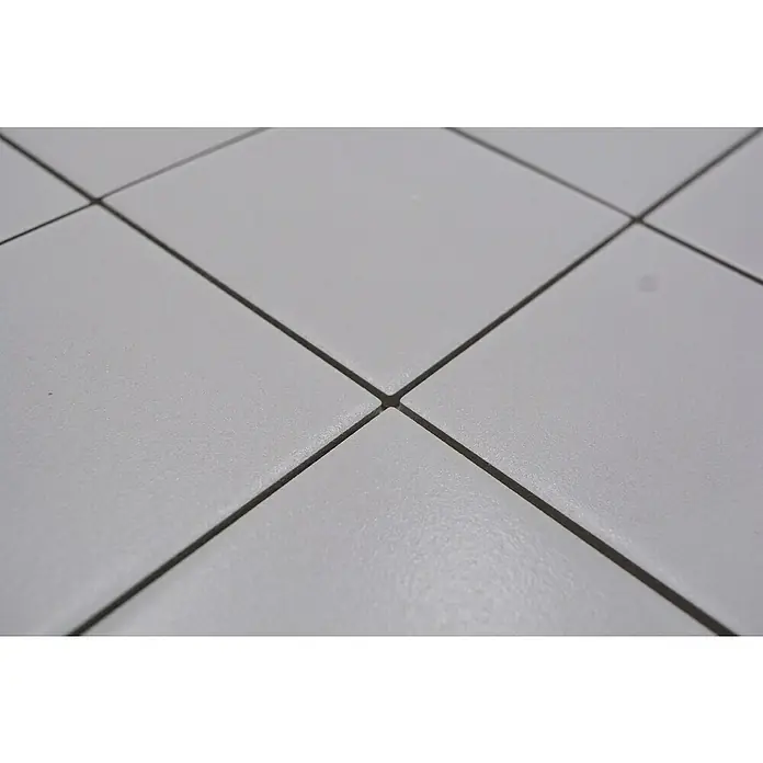 Mosaikfliese Quadrat RAT 900 - 29,8 x 29,8 cm, Grau, Matt - Detailaufnahme
