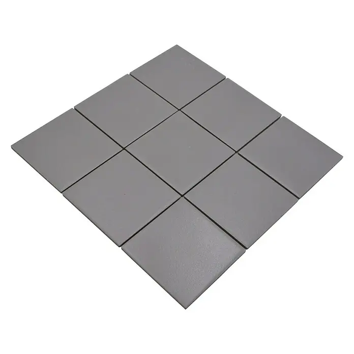 Mosaikfliese Quadrat RAT 900 - 29,8 x 29,8 cm, Grau, Matt - Diagonale Ansicht