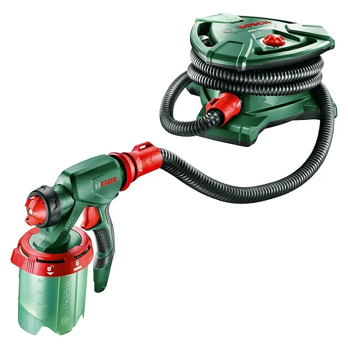 Bosch Farbsprühsystem PFS 7000 - Leistungsaufnahme: 1.400 W, Geeignet für: Alle Farbarten, 1.000 ml - Diagonale Ansicht
