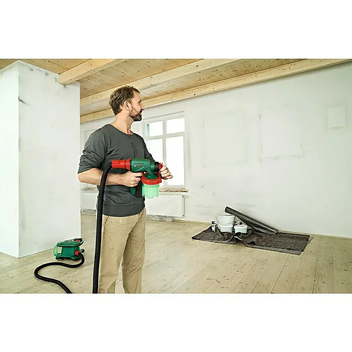 Bosch Farbsprühsystem PFS 7000 - Leistungsaufnahme: 1.400 W, Geeignet für: Alle Farbarten, 1.000 ml - Anwendungsbeispiel